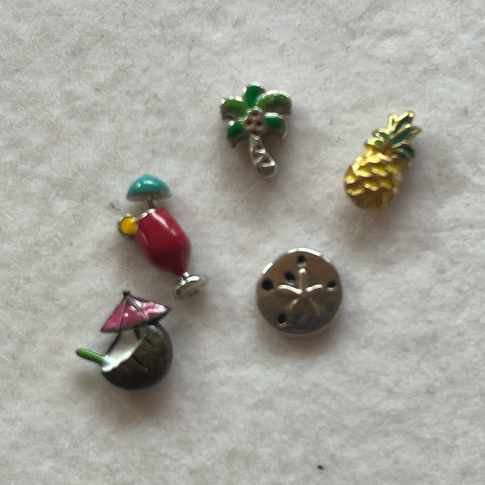Origami Owl Tropical Charms
